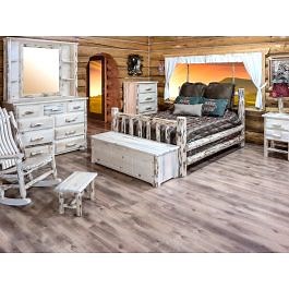 Montana Classic Pine Log Spindle Bed