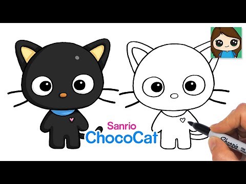 How to Draw ChocoCat Easy | Sanrio