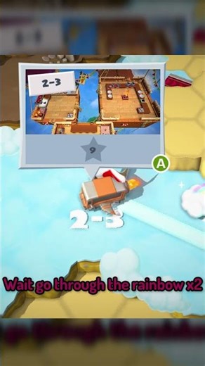 GO THROUGH THE RAINBOW - Overcooked 2 #shorts