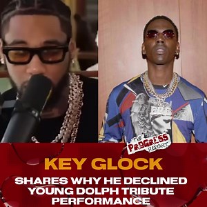 During an interview with Grind Daily podcast #KeyGlock speaks on the reason why he did not take the offer of performing a tribute to #YoungDolph on #BET Classmates what’s your thoughts?!? #TPRMediaGroup #TheProgressReport | The Progress Report