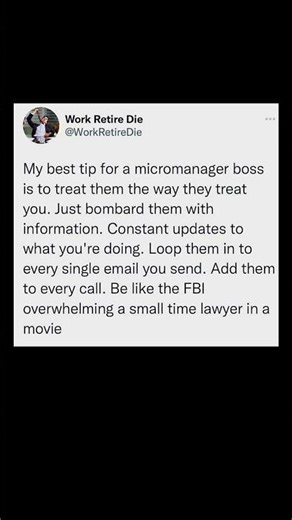 how to handle a micromanager | Subscribe for more #motivation 😊👍