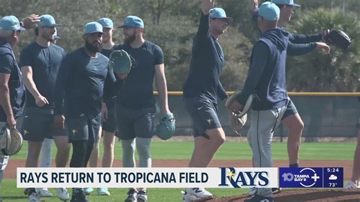 Spring training begins for the Tampa Bay Rays
