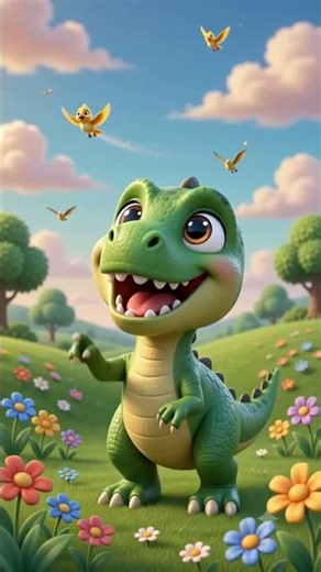 The Sleepy Cloud ☁️😴 | Fun Kids Rhyme for Children | DinoTown Adventures #cartoon