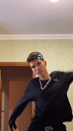 Dynamic Indoor Dance Moves by Young Adult