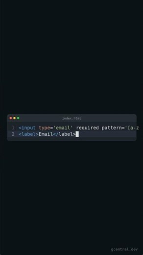 30s HTML Form Validation