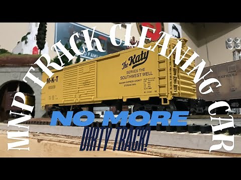 No More Dirty Track with This! | The Best O Gauge Track Cleaning Car from MNP
