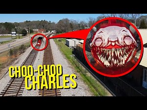 DRONE CATCHES CHOO-CHOO CHARLES AT ABANDONED HAUNTED TRAIN TRACKS!! (SCARY)