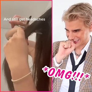 1.2M views · 15K reactions | This Haircut Is Just Insane!  #reels #haircut #reaction #reactionvideo #hairdresser #haircutting | Brad Mondo | Facebook