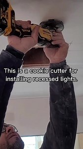 2.2K views · 128 reactions | Perfect recessed light holes with your multi-tool 勞 Use this round hole saw to make cutting holes in drywall effortless | Rack-A-Tiers Mfg. | Facebook