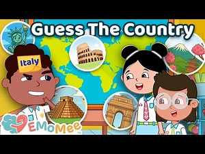 Guess The Country Challenge 🌏 | Around The World | Geography Quiz For Kids | EMoMee #kids