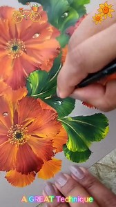 47K views · 957 reactions | A GREAT Technique Using Round Brush#Tutoria #item #ideas #amazingvideo #drawing #viralreels #painting #easy #best #tutorial #drawings #art #viralvideo #tutorials #AmaZing #reelsvideo #hacks #Drawing #drawingoftheday #trick #great #draw #home #flower #technique #Round# | Tip & Trick | Facebook