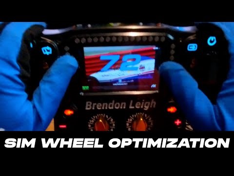 How I optimise my sim wheel button configuration