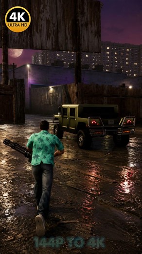 144P to 4K 😱 GTA Vice City Remastered in 2026 Will Blow Your Mind #gta #gtavicecity