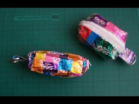 Tutorial: Candy Wrapper Coin Purse (No-Sew)