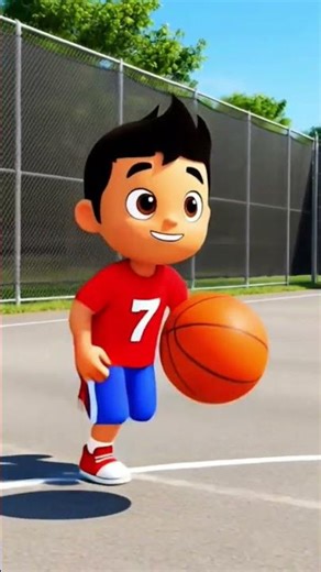 Basketball #cartoon video #kids #animation
