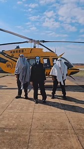 Why did the ghosts do a dance routine in front of a helicopter? They wanted to lift everyone’s spirits! 👻 With one week until the big day, the countdown to Halloween is on! From our base in Madison, Indiana. | PHI Air Medical