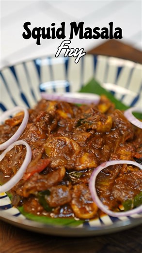 Sanket Lokhande on Instagram: "Thoda spicy, thoda coastal, aur full paisa vasool! Ingredients: Squids Coconut oil Curry leaves 3 large Onions sliced 3 Tomtoes sliced 1 tbsp GNG 1 tsp Imli paste Jaggery 1 tsp Dhaniya powder 1 tsp Red Chilli powder 1 tsp Garam Masala 1 tbsp Kalimirch powder Salt to taste [ Squid masala recipe, Indian seafood, Maharashtrian squid curry, spicy squid, coastal food, seafood masala, home-cooked seafood, squid roast, South Indian sea food ] #whensanketcooks #gharkakhana