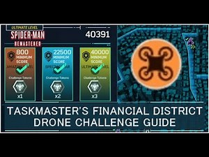 Taskmaster Financial District Drone Challenge Tokens Guide | Spider Man Remastered