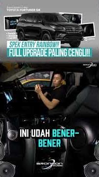 Rainbow's Entry Specs + 360 Camera with OEM Look and Clear Sound | Toyota Fortuner GR #bronsonaudio