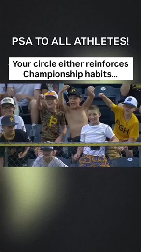 Mindset Mike | Mental Performance Coach for Elite Athletes on Instagram: "Does your circle elevate you or limit you? Actionable Advice Audit the people you spend the most time with What do they do you more? Do they share your values and work ethic or do the encourage you to negotiate? Do they push you to be better? Or are they your source of excuses and complacency? Are they going the same direction as you are? At the same pace as you are? If your answer ls were anything but a HELL YES, find roo