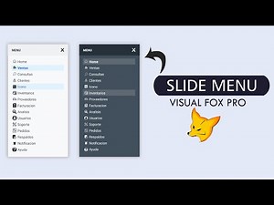 Animated Slide Menu in Visual FoxPro! Fade Toggle Effect (Show and Hide)