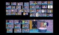 Mix of 4 videos from youtube : A Lots of People Drop by Squidward House