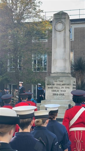 Today we remember those from Chelmsford and beyond who served and who fell in The Great War 1914–1918. In conflicts before and since. And those who serve, and are in danger, today. 🌹 #RemebranceSunday #LestWeForget | Chelmsford City Council
