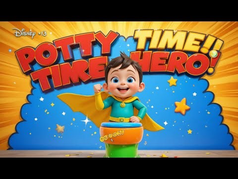 🦸‍♂️ POTTY TIME HERO Song 🚽|Potty raining Song for Toddlers | Kids Songs & Nursery Rhymes#kidssongs