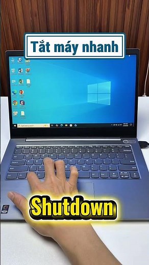 1 số phím tắt mà bạn cần biết - Phần 2: Phím tắt (Shortcuts) (Win + X + UU) Shutdown - tắt máy nhanh