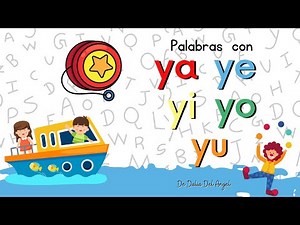 Palabras con ya ye yi yo yu #lecturainfantil #lectoescritura #aprendizaje