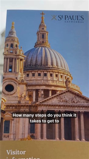 POV you scale St Paul's Cathedral and the views are worth every step! Let us know in the comments, have you been before!? P.S. St Paul's now open their dome galleries on Sundays during the summer - make sure to check out their website for more details. Follow the link to find out more: https://www.thecityofldn.com/directory/st-pauls-cathedral/ | Visit the City of London