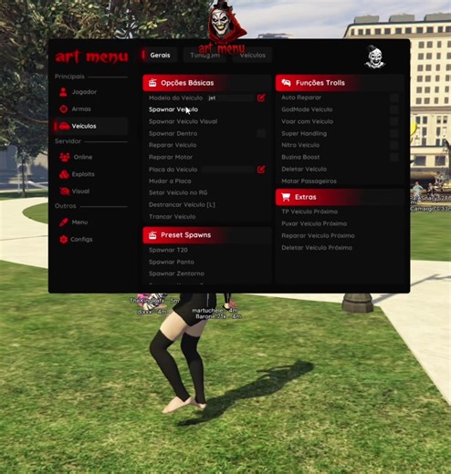 Derrubando a cidade famosinha 🔥😈 Link do menu na bio! #fivem #gtaroleplay #artmenu #gta #gta5