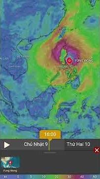 Hướng dẫn theo dõi hành trình các cơn Bão trực tuyến qua web/app Windy