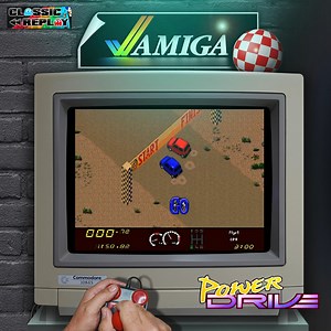 Pedal to the metal, Power Drive on the Commodore Amiga #powerdrive #commodore #commodoreamiga #retrogaming #nostalgia | Classic Replay