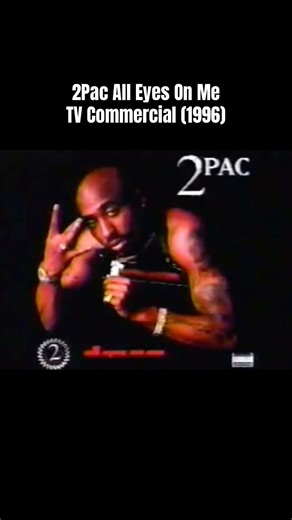 Vintage 1996 promo for 2Pac’s “All Eyez On Me”
