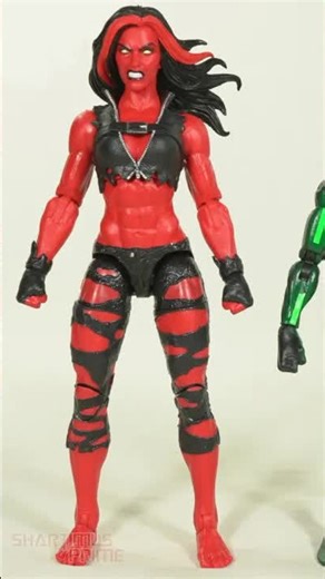 Red She-Hulk stop motion #marvellegends #bigtimeletdown #spiderman #stopmotion #shehulk #hulk #toys