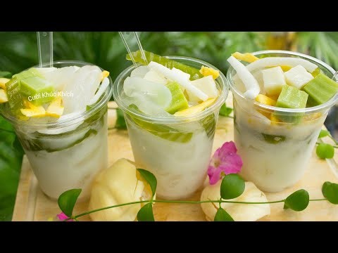 CÁCH LÀM CHÈ THỐT NỐT NƯỚC CỐT DỪA GIẢI NHIỆT NGÀY HÈ - CKK