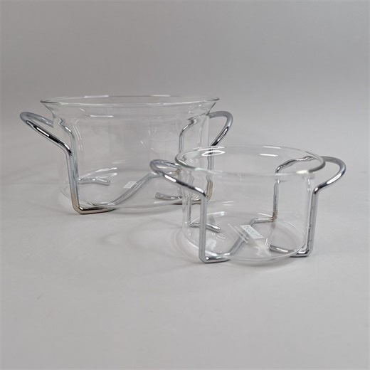 Vintage Bodum Danish Modern HOT POTS Glass Bowls Set / Carsten Jorgensen Design - Etsy