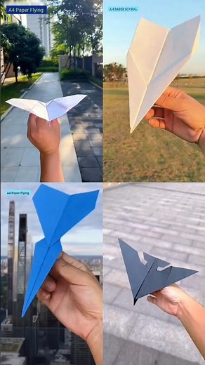 4 New viral amazing papers toys 🥰 , how to make a peper jet airplane tutorial #shorts #paper