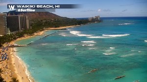 1.1K views · 47 reactions | It's been a beautiful day to get out and swim, surf, or even canoe at Waikiki Beach in Hawaii! Hurricane Calvin is approaching the Hawaiian Islands and WeatherNation is tracking the potential impacts. Tune in! | WeatherNation | Facebook
