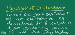 (1) Give short notes on equivalent conductance and specific con... | Filo
