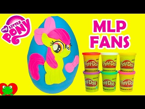 My Little Pony Apple Bloom Play Doh Surprise Egg Cutie Mark Crusader