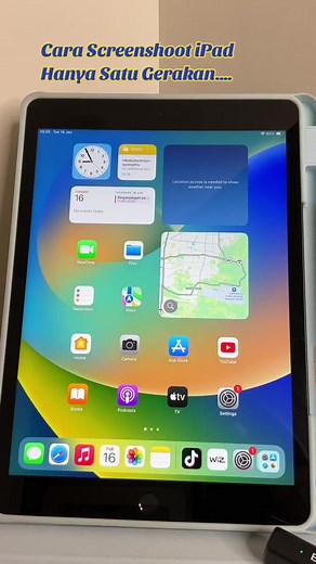 Cara Screenshoot iPad Hanya Satu Gerakan