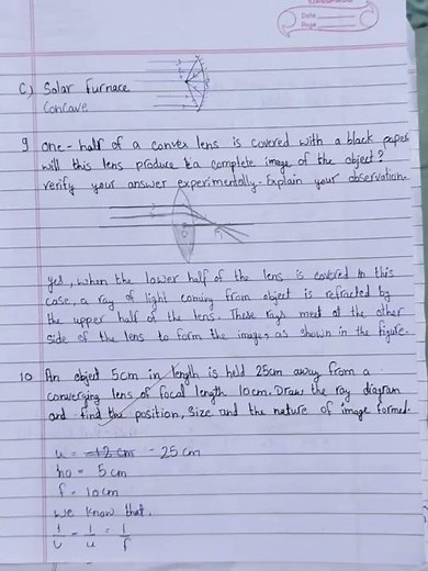 class 10 chapter 10 light reflection and refraction question answer||exercise and blue print answer