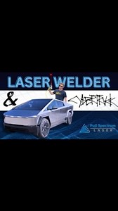 Laser Welding With the Cybertruck  #madewithfsl #fullspectrumlaser #laserwelder #fslaser #cybertruck #tesla ##cybertruckmemes #cyber | Full Spectrum Laser | Facebook