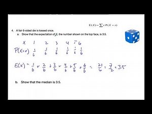 IB MAI - 03.05.1 Random Variables Expectation and Median