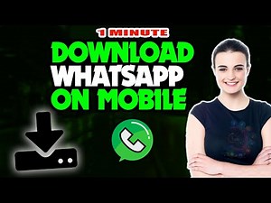 How to download whatsapp on mobile ( android + IOS )