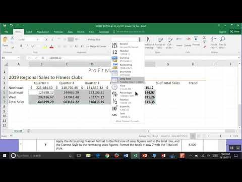 1G Excel GO! Regional Sales