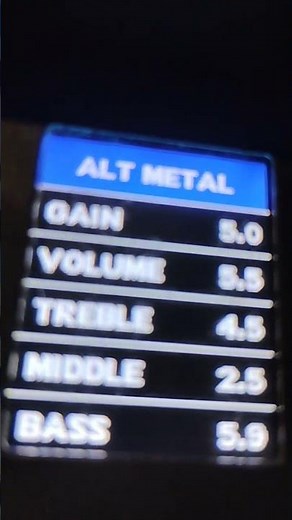 how to get Metallica load and reload tone on fender mustang lt25