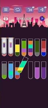 water sort puzzle level 636 guru #games